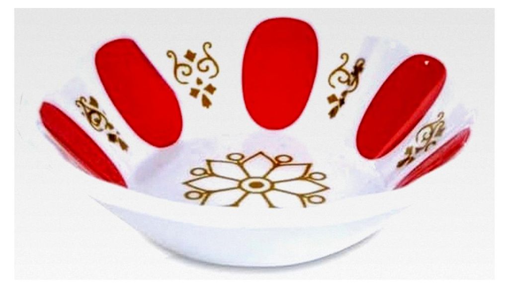 2 Stück Melamin Untertassen im traditionellen Stil für türkischen Tee