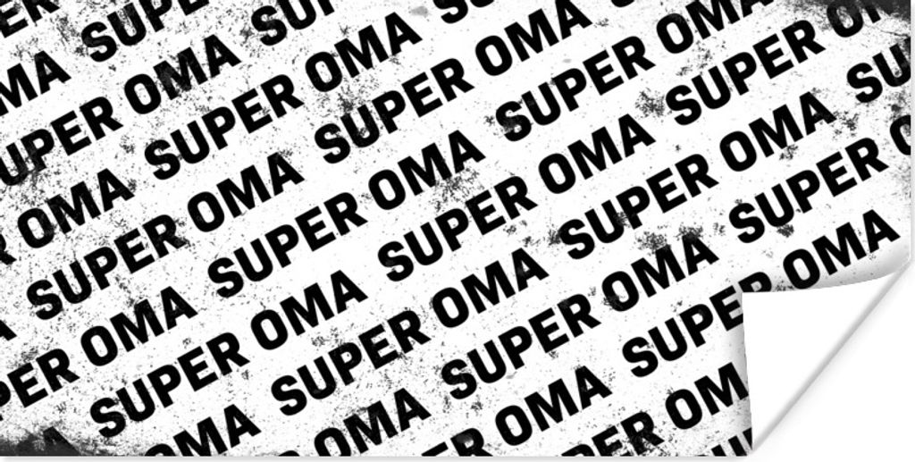 MuchoWow Poster Muttertag - Oma - Vintage - Zitate - schwarz-weiß 150x75 cm - ohne Rahmen