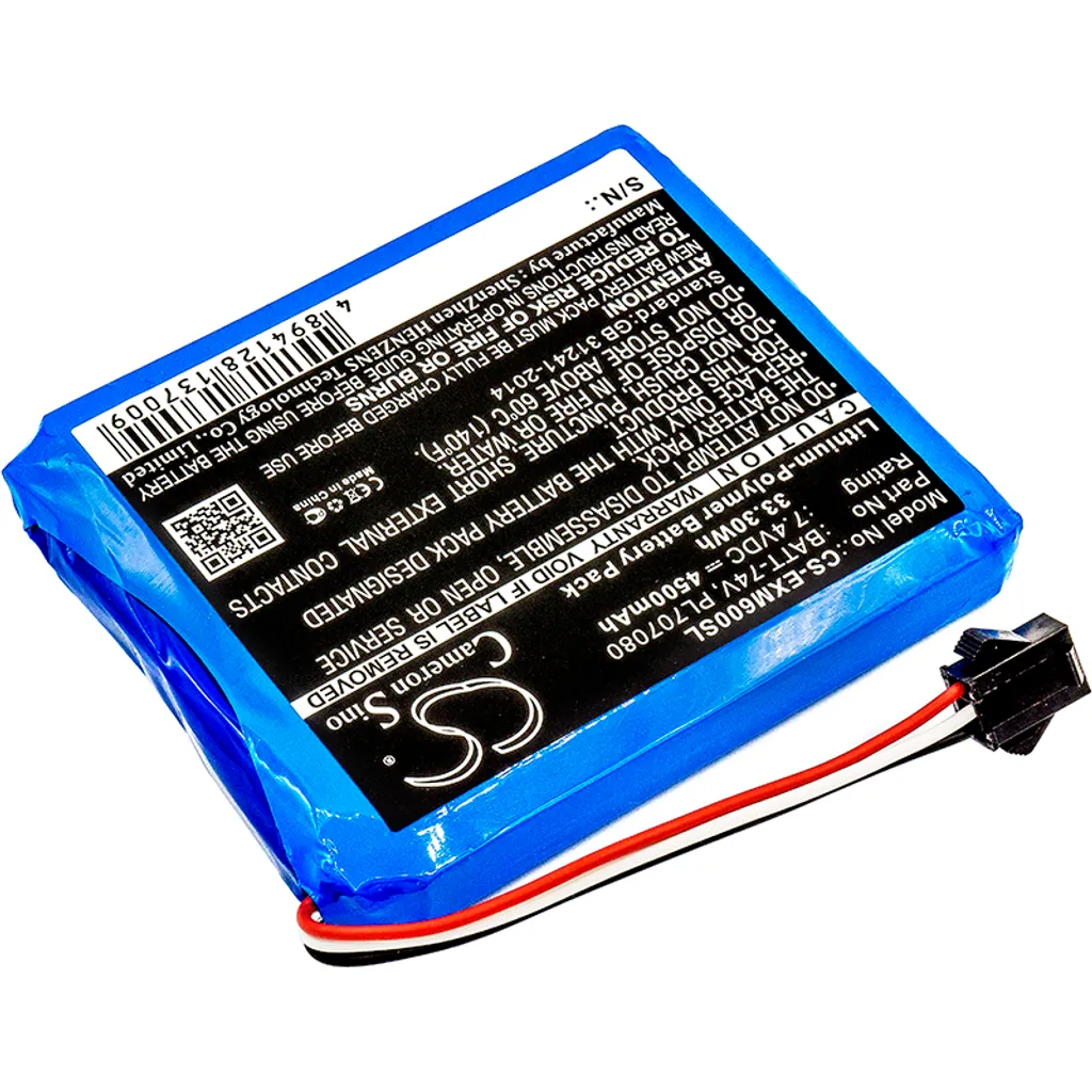 Batterie Techtek compatible Extech MS6000 et MS6100 BATT-74V Lithium - 2
