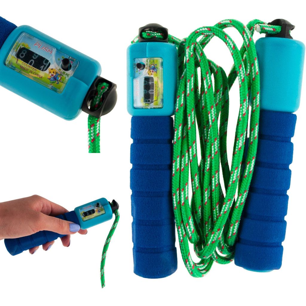 Springseil Mit Sprungzähler 250Cm Verstellbar