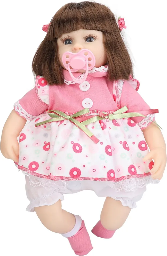 Poupée Reborn haute simulation 42 cm avec articulations flexibles