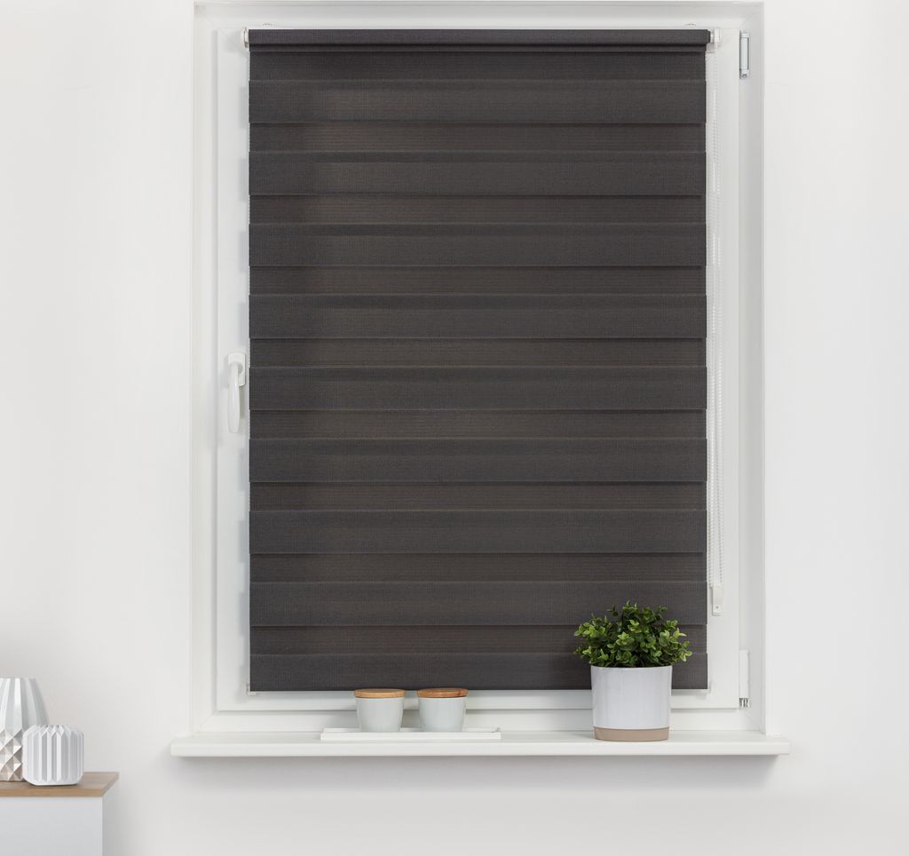 Lichtblick Duo Rollo Klemmfix, ohne Bohren Anthrazit, 75 Produktbild 3
