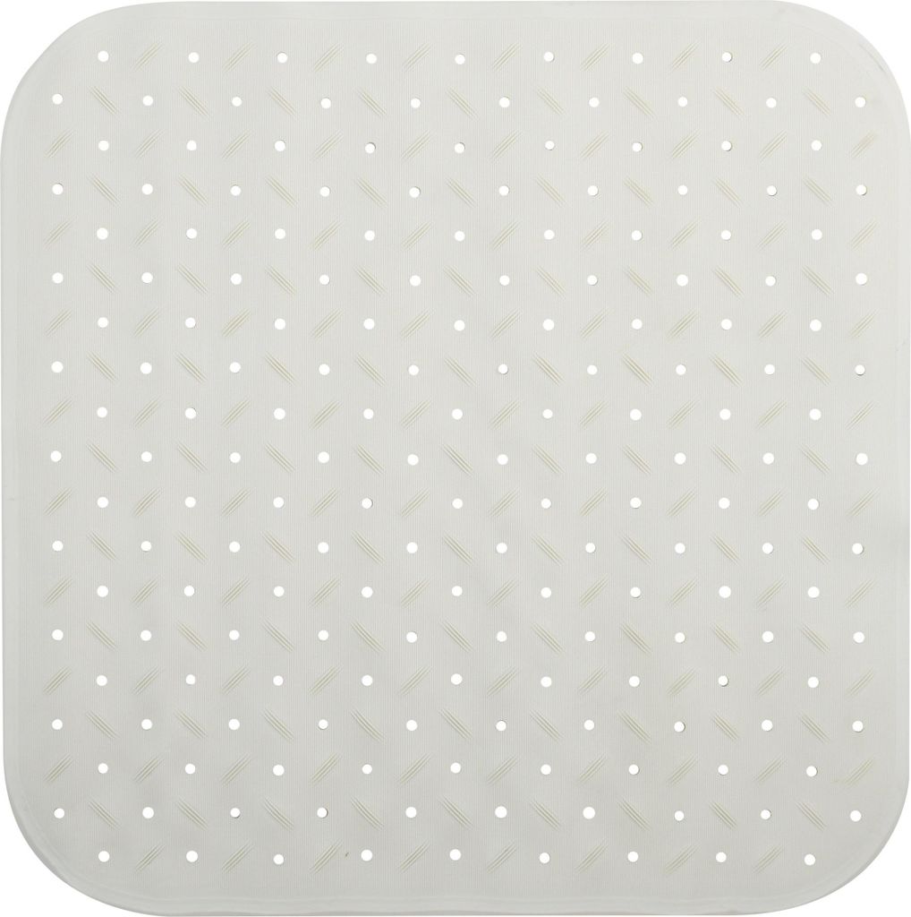 MSV Dusch-/Badeschutzmatte Bad - Gummi - weis - 54 x 54 cm Produktbild 