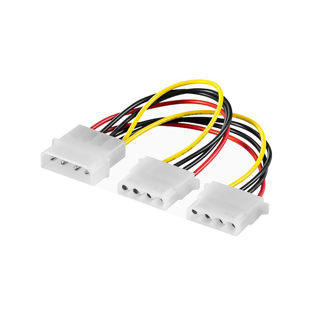 K15 SATA Kabel Molex Y Stromkabel 1x 4Pin Molex Stecker auf Produktbild 
