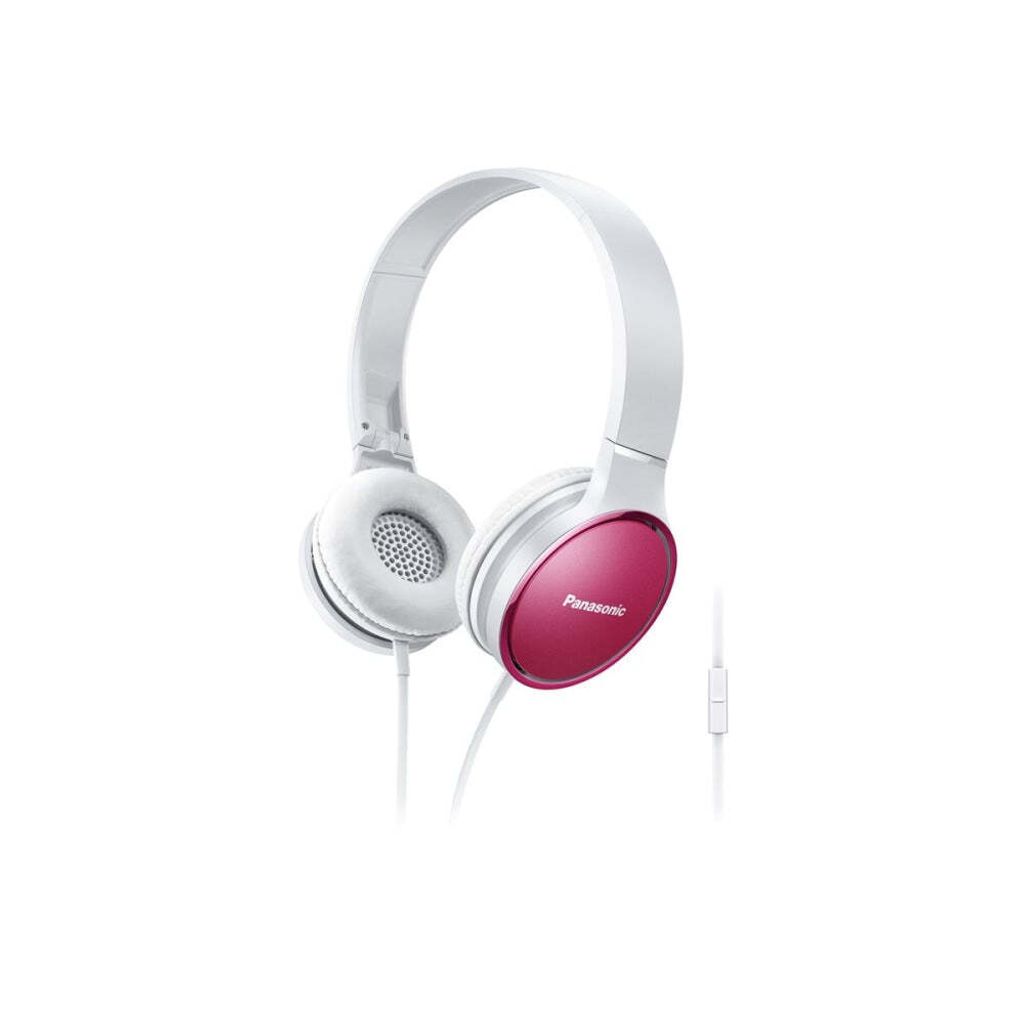 Panasonic RP-HF300ME-P, Kabelgebunden, 10 - 25000 Hz, Anrufe/Musik, 166 g, Kopfhörer, Pink, Weiß
