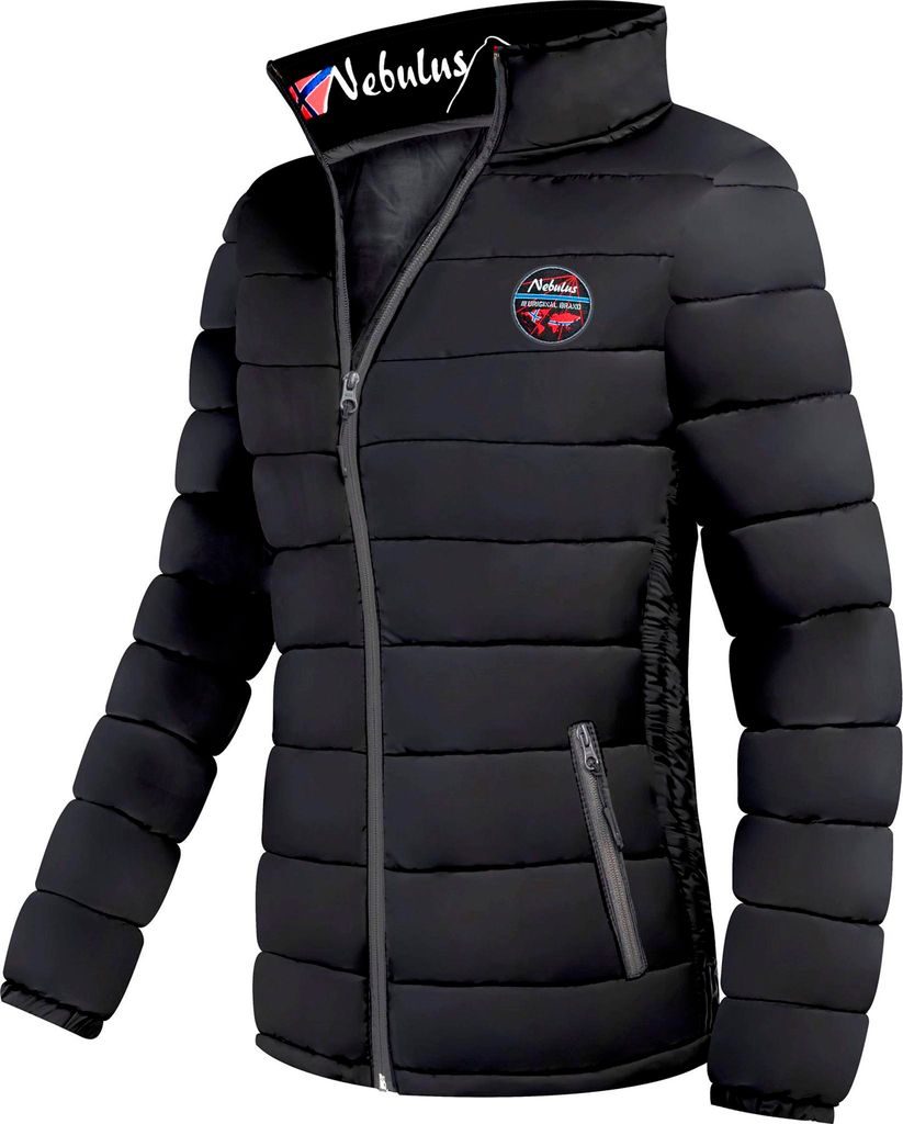 Nebulus Winterjacke TAMMES Damen, warme Outdoorjacke, praktische & vielseitige Übergangs- & Winterjacke, P2185 - Damen, schwarz, XXL/44