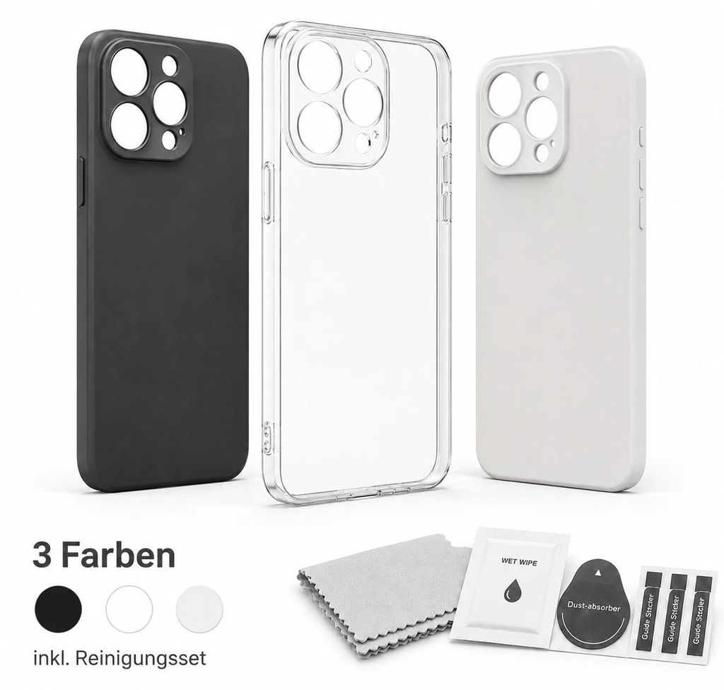 Handyhülle Apple iPhone 17 Air Transparent Schutzhülle TPU Produktbild 