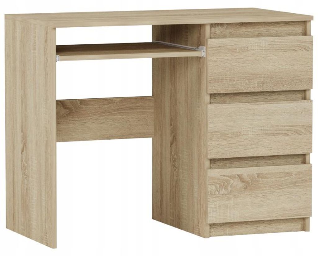 Psací stůl počítačový 96 cm pravé 3 zásuvky FRAMIRE N-3 Obrázek produktu 