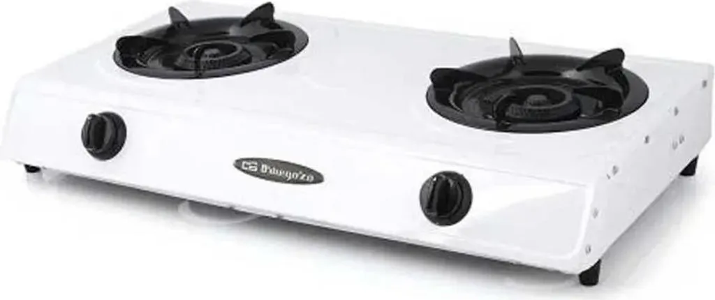 Cuisinière Gaz Portable Orbegozo FO 2600 Argent pour Terrasses et Balcons
