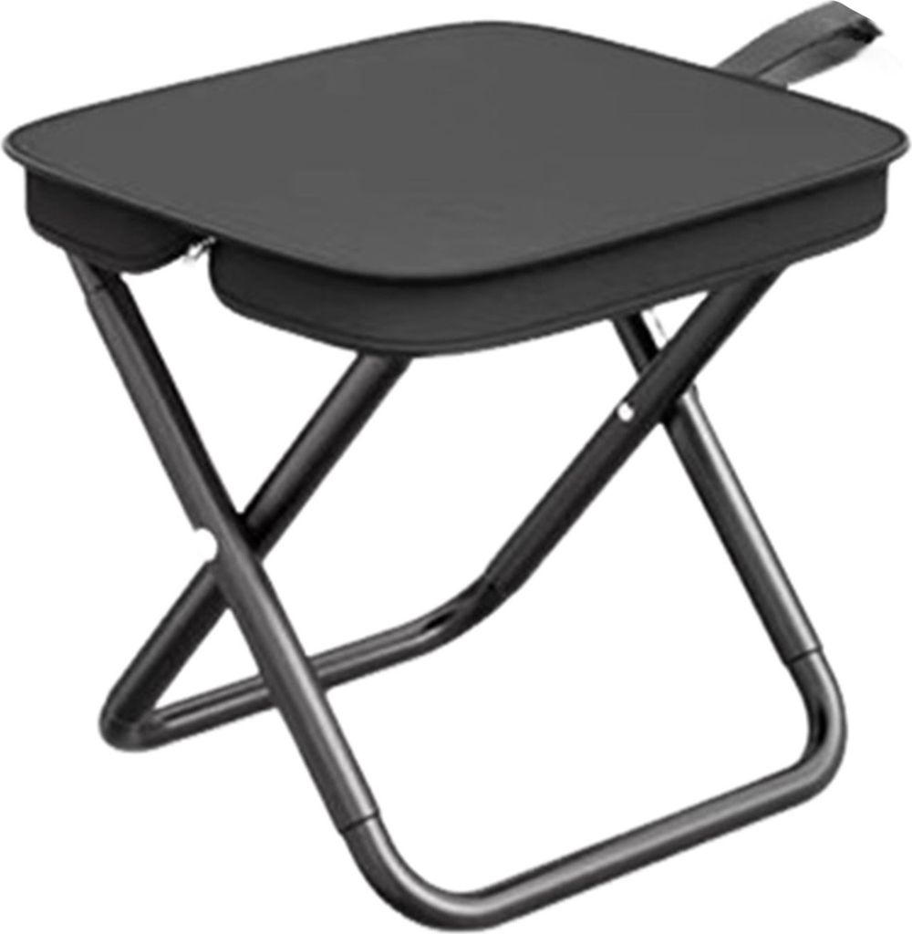 Klapphocker für den Außenbereich mit Tragetasche, tragbar, leicht, robust, für Camping, Rucksackreisen, Strand, Picknick, Angeln, zusammenklappb...