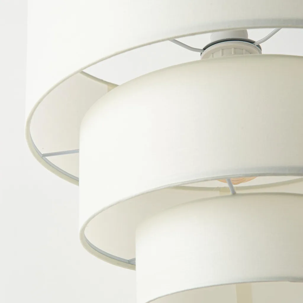 Lampada a Sospensione Tessile LEVEL 38cm - Design 3 Livelli E27 - 6