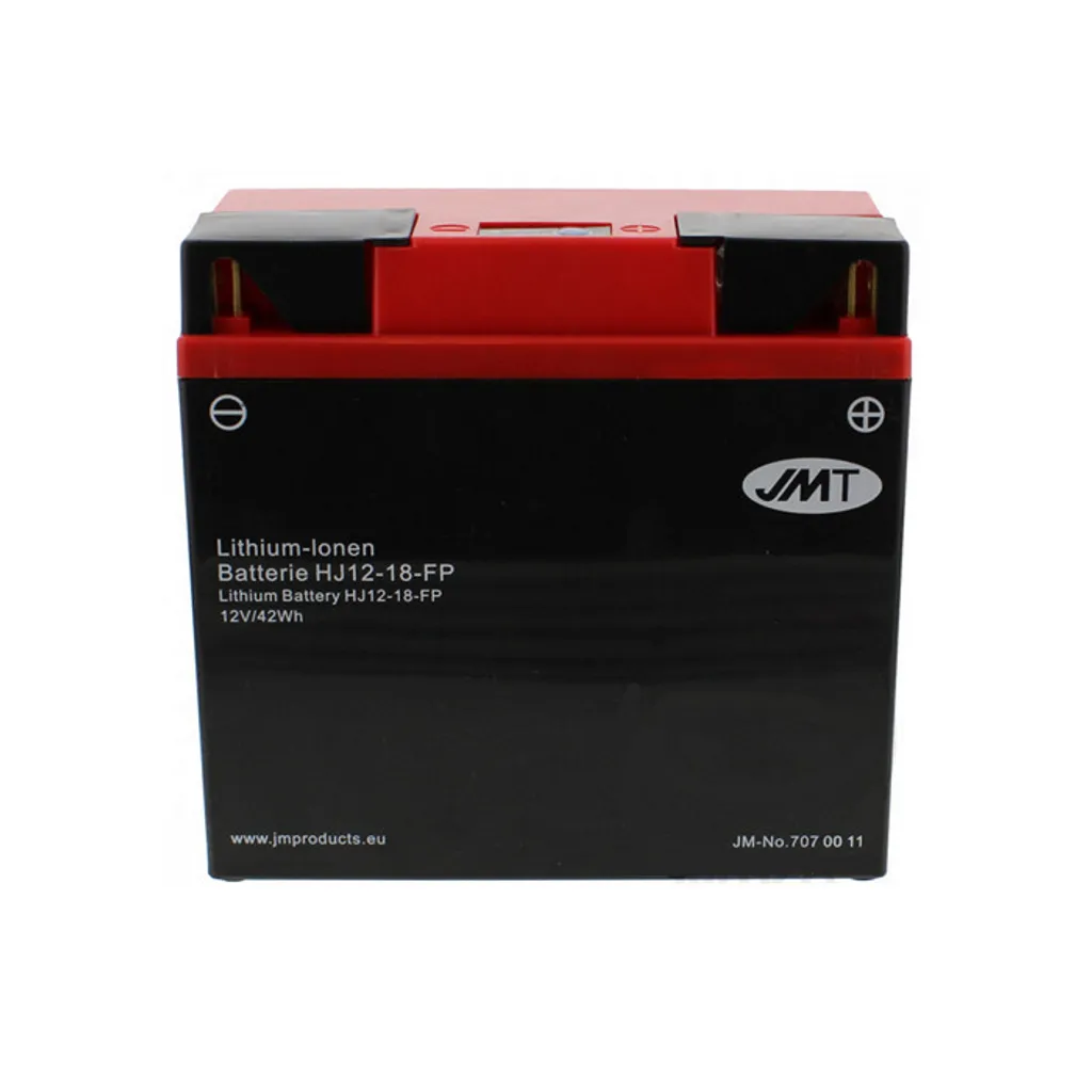 Batterie JMT HJ12-18-FP Lithium pour Démarrage Moto et Quad en Hiver