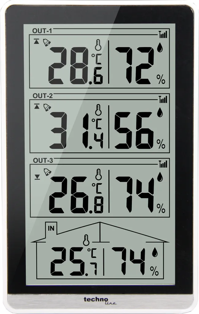 Technoline WS 7060 Station Météo avec Horloge Radio et Température
