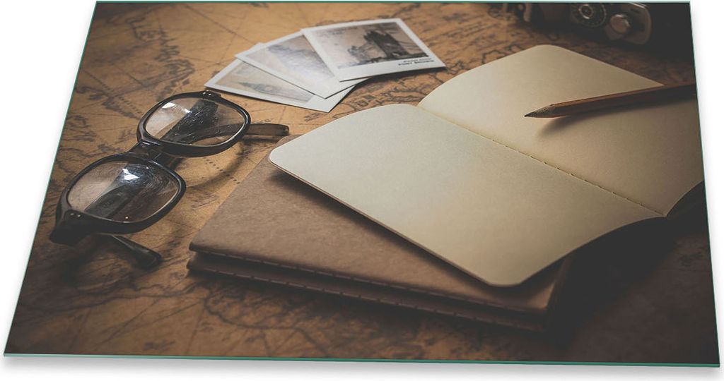 Herdabdeckplatte Glaskeramik 1 Teilig 80x52 Retro Braun Abdeckung Glas Spritzschutz