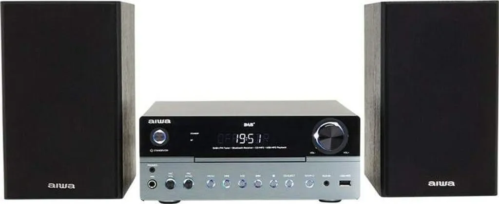 Chaîne Stéréo Aiwa 50W MSBTU-700DAB avec Lecteur CD et Port USB Charge