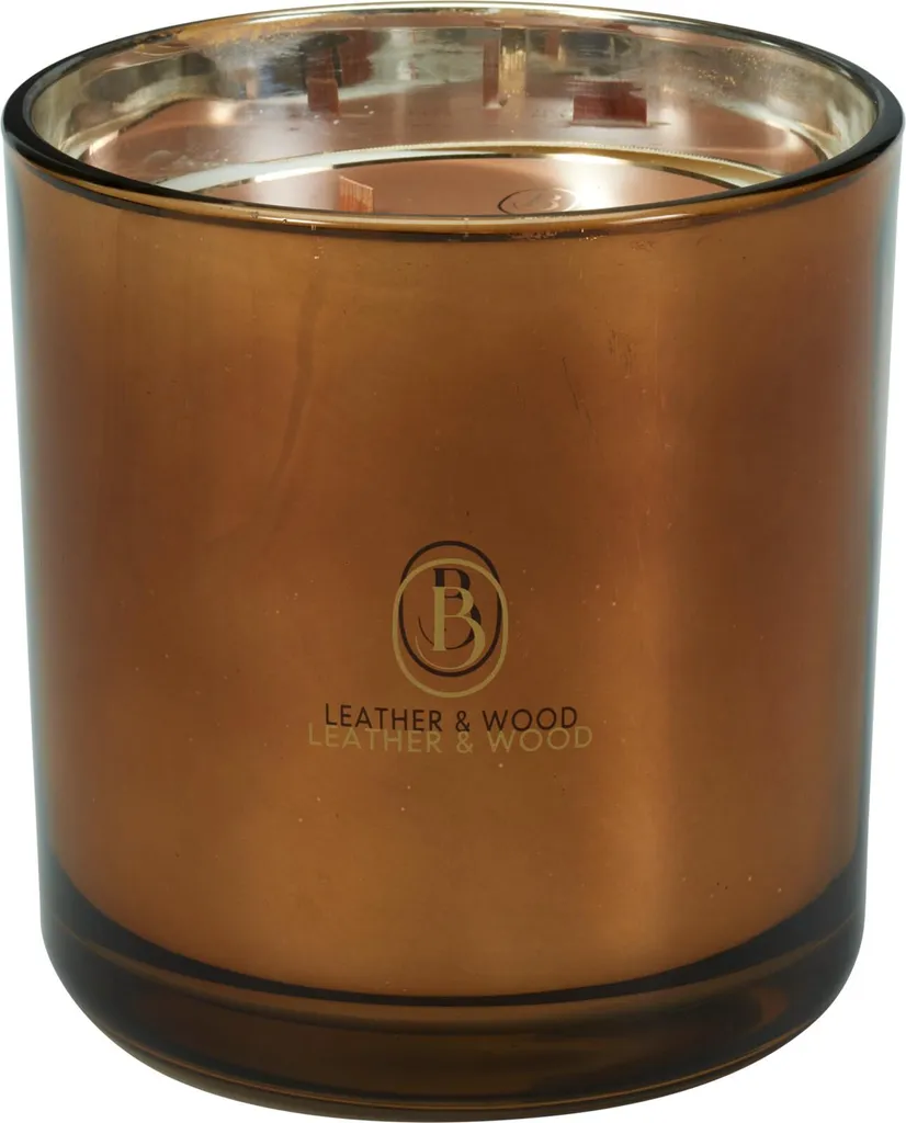 Specifiche Maxi Candela 15x15 Pelle Legno Rame Stoppino Legno