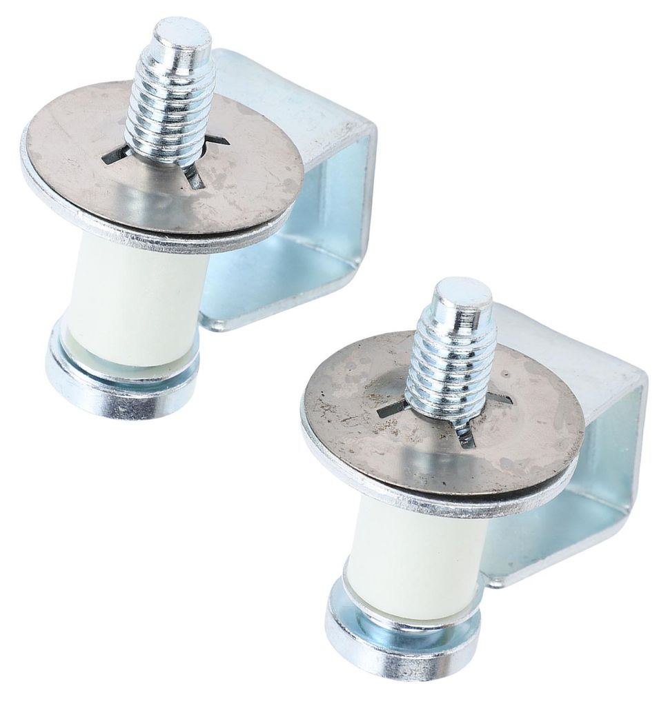2er-Pack Türriegelbolzen-Set inklusive Buchse E9AZ5422008A – Beendet das Klappern der Türen – Ersatzteil für Mustang 1983–1993