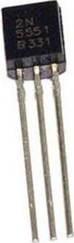 2N5551 - Bipolarer NPN Transistor, 160V, 0.6A, 0.63W Produktbild 