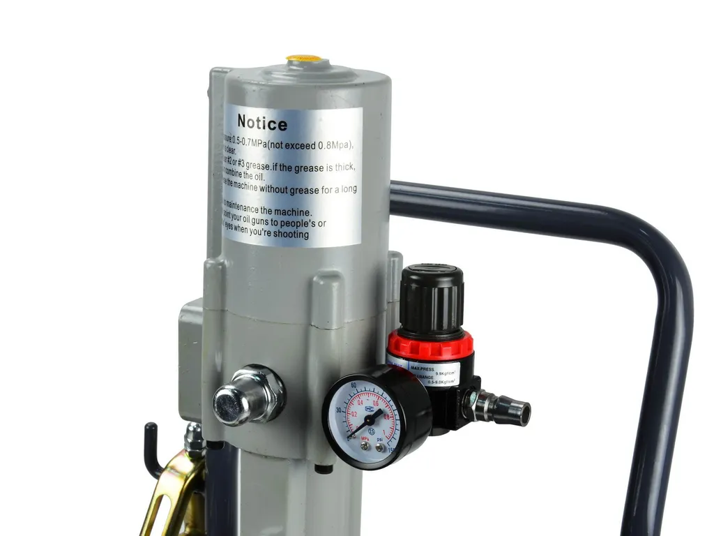 Pompe à graisse 20L pneumatique robuste - Débit constant modèle 01502 - 6