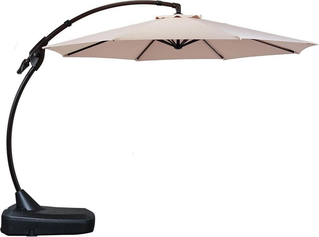 Grand parasol Deluxe 350cm avec volant, protection UV Image du produit 