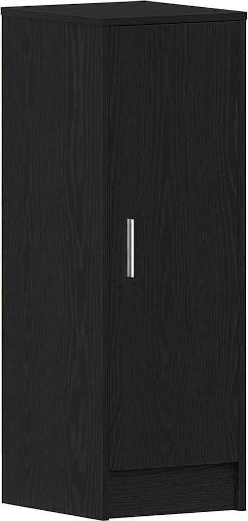 Scarpiera Elegante Rovere Nero vidaXL 92 cm - Arreda con Stile