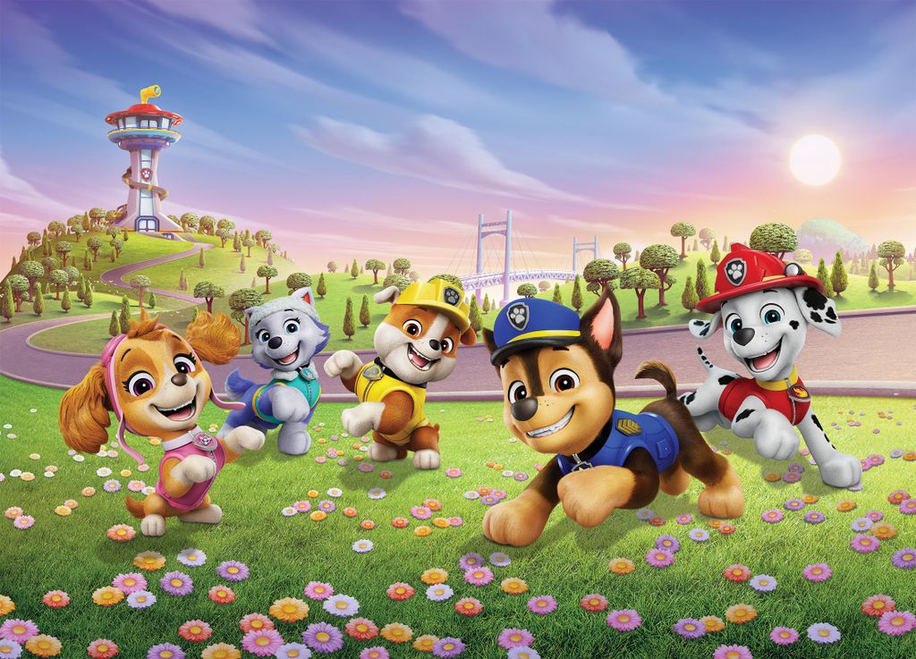 Fototapete Vlies FTDXL 2063 Paw Patrol Dogs grün 4-tlg. 252 Produktbild 