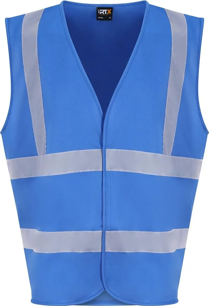 PRO RTX - Gilet "Alta visibilità" per uomo/donna unisex PC4002 (M) (Blu zaffiro)
