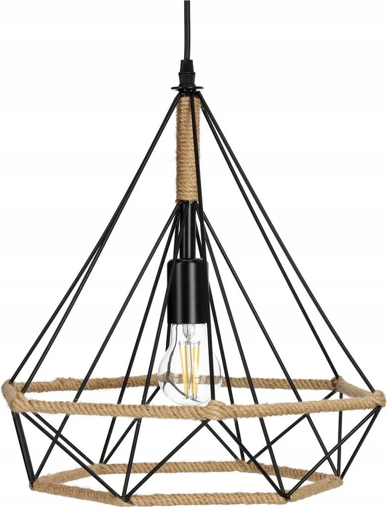 Lustre suspension industrielle E27 design loft pour cuisine et salon