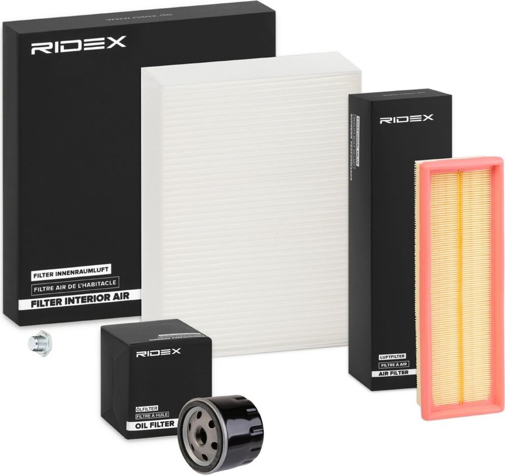 RIDEX Filterset Inspektionspaket Filtersatz für RENAULT Scénic I (JA0/1, FA0) MEGANE Scenic (JA0/1)