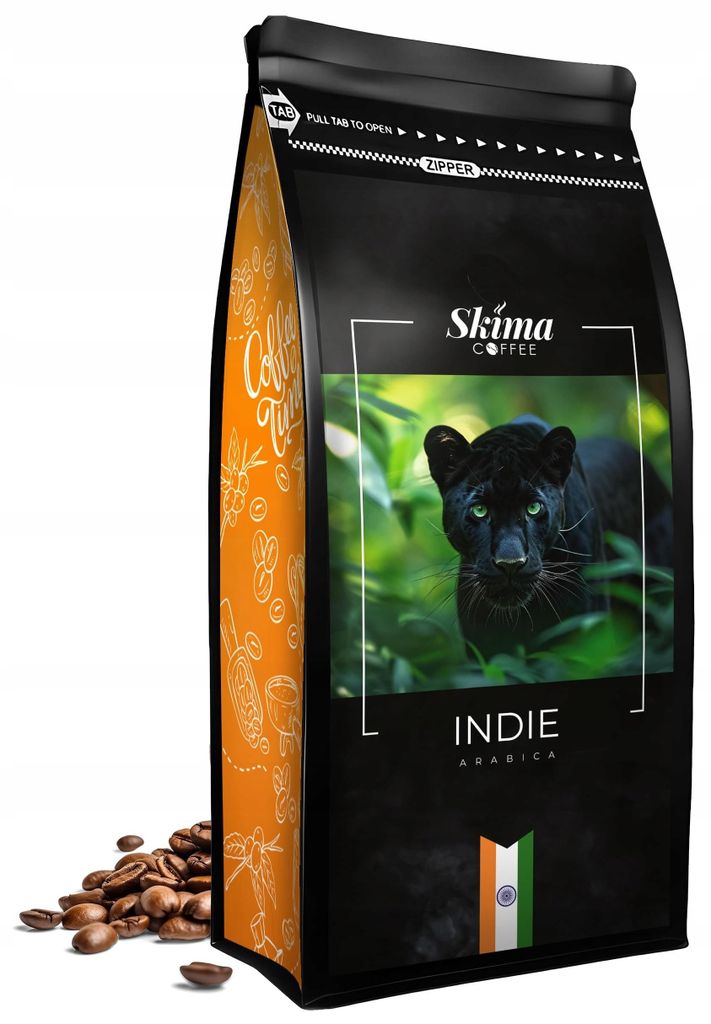 Kaffeebohnen 1 kg INDIEN 100 % Arabica frisch geröstet für Produktbild 
