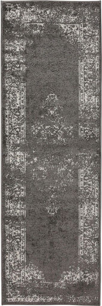 benuta Vintage tapijt woonkamer Sia Gris 80x240 cm Productafbeelding 
