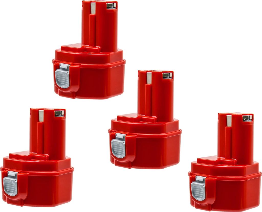12V batterij, NI-MH technologie, 4000mAh capaciteit, 4 x Productafbeelding 