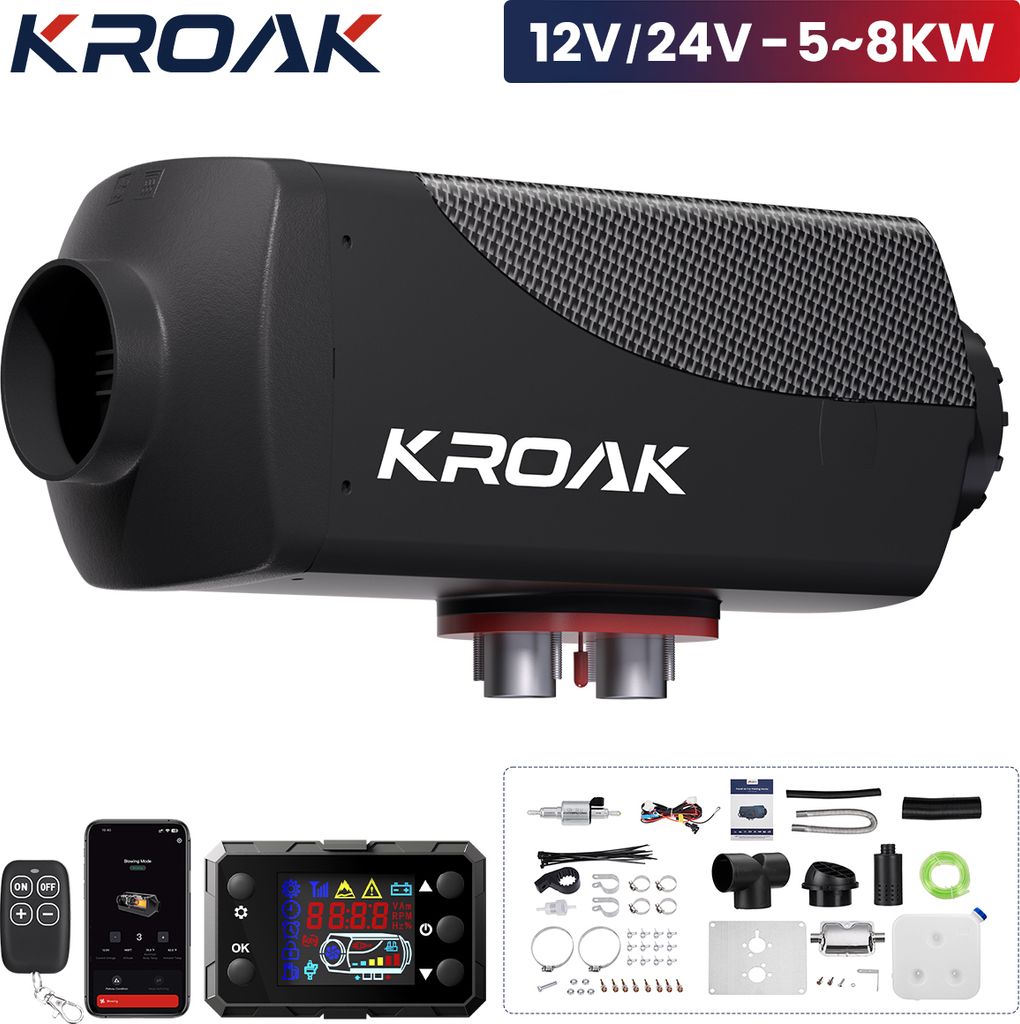 Vzduchový naftový ohřívač parkovací ohřívač 12&24 V 8 kW, Obrázek produktu 1