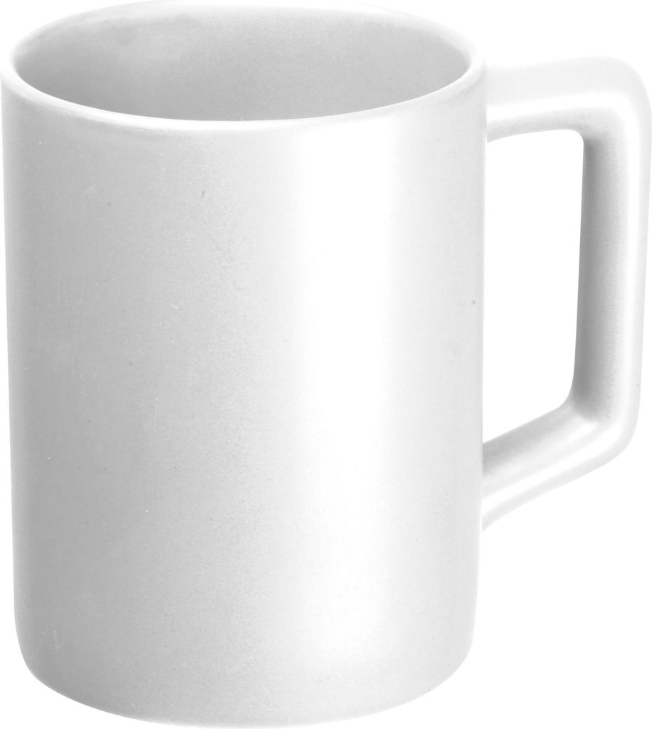 Keramiktasse / Kaffeetasse / 350 ml / Farbe: weiß