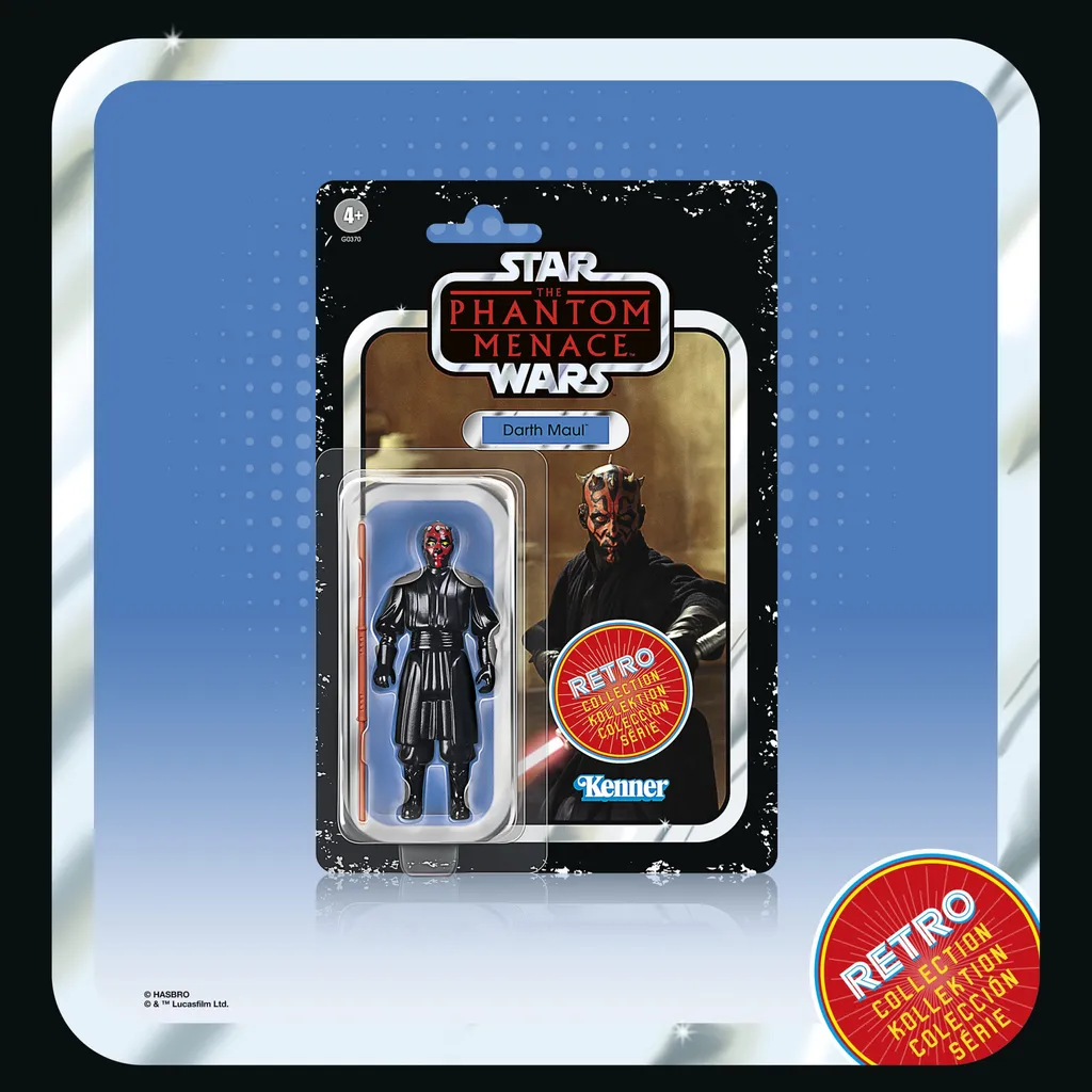 Figurine Star Wars Phantom Menace 9,5cm Hasbro avec Points Articulés