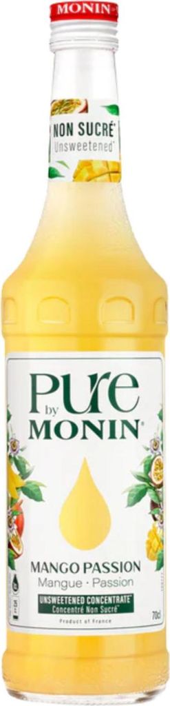 Monin Sirup Pure Mango-Passion 700ml - Cocktails Milchshakes (1er Pack)