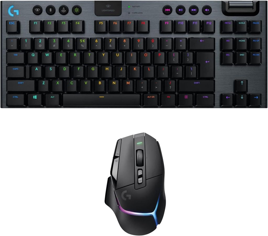 Gaming-Maus und G915 TKL Mechanische kabellose Gaming-Tastatur ohne Ziffernblock – LIGHTSYNC RGB, Lightspeed – PC/Notebooks,