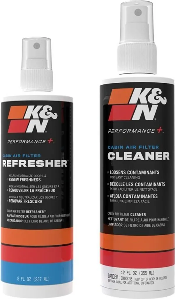 Nettoyer un filtre d'habitacle K&N : Kit de soin pour air pur en voiture