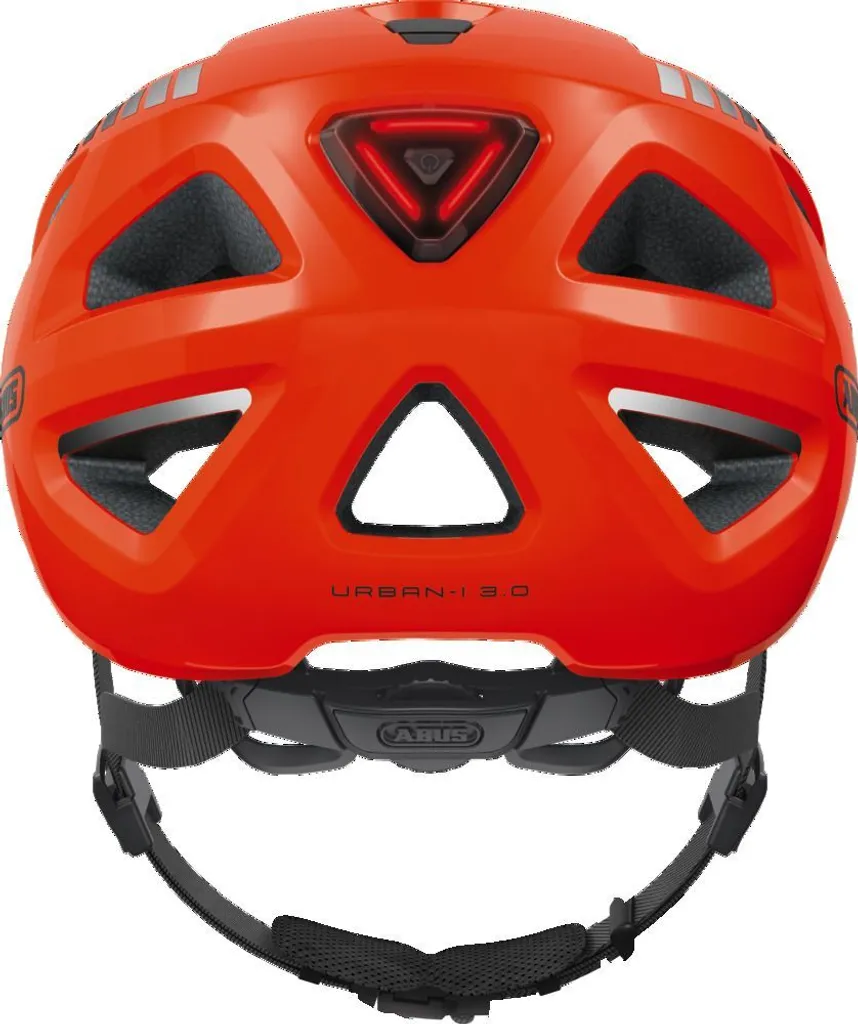 Casque Vélo Urbain Abus Urban-I 3.0 Orange Fluos Idéal Trajet Travail