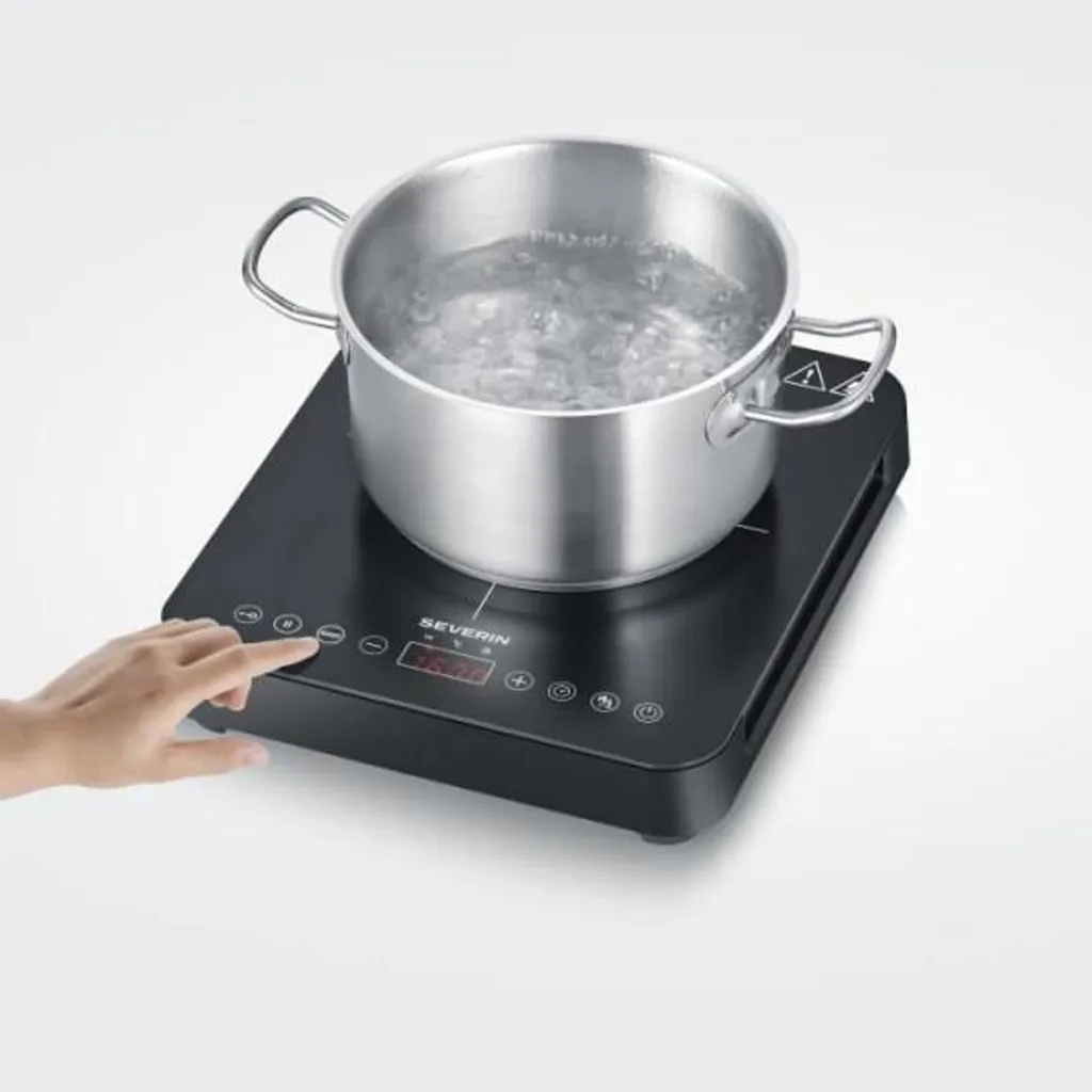 SEVERIN KP9190 Plaque de Cuisson Induction Portable 2000W à 1 Foyer - 2