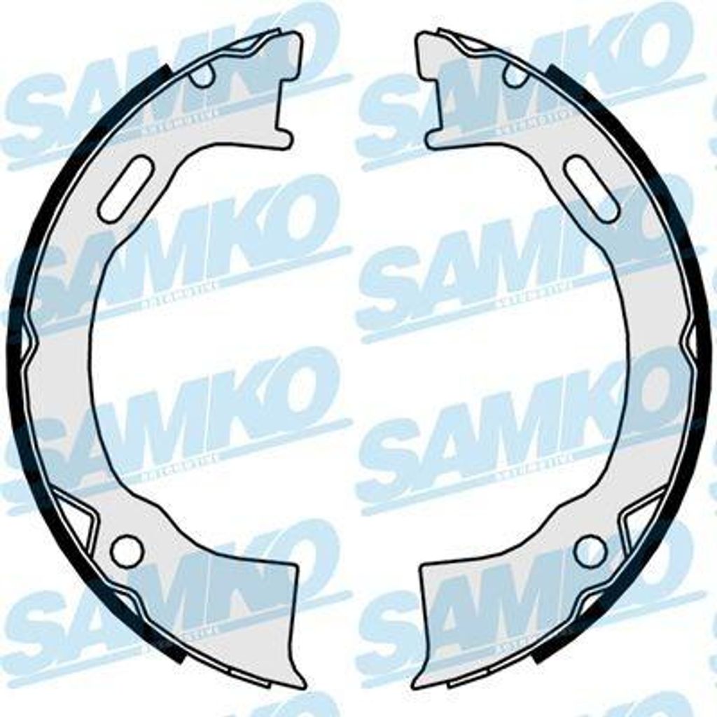 SAMKO 81020 Handbremsbeläge für JEEP CHEROKEE (KJ) Handbremse 184mm