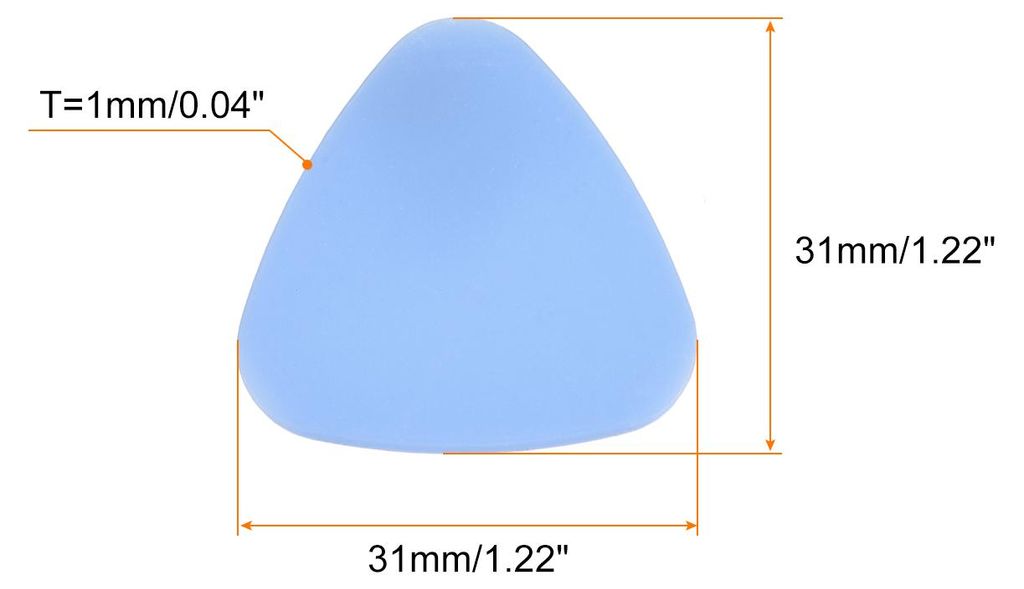 50 Stš¹ck Telefonhebel ?ffnen Werkzeuge Kunststoff 1mm Dick Helle Blau fš¹r Handys Laptops PCs Reparatur