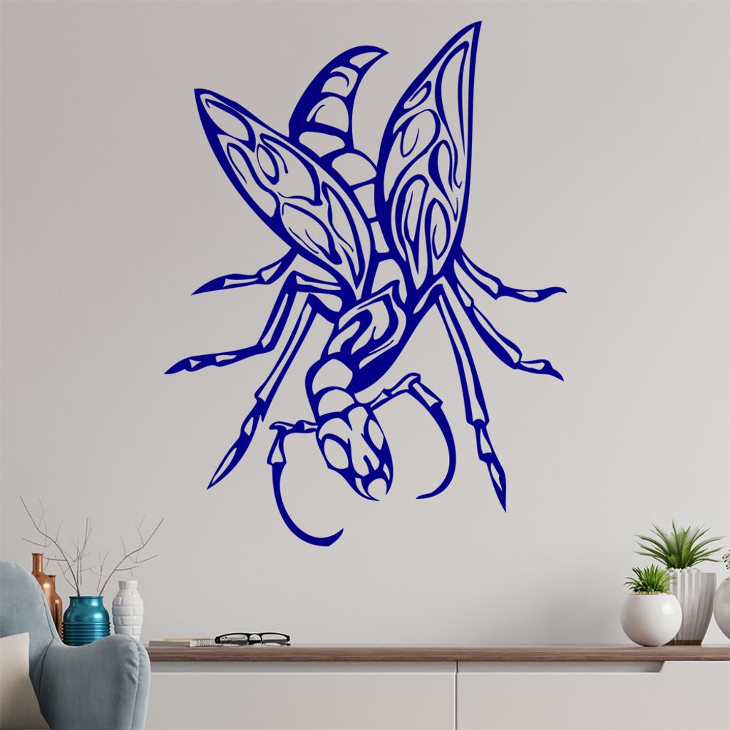 Riesen Käfer Wandtattoo in 6 Größen - Wandaufkleber Wall Sticker - Dekoration, Küche, Wohnzimmer, Schlafzimmer, Badezimmer