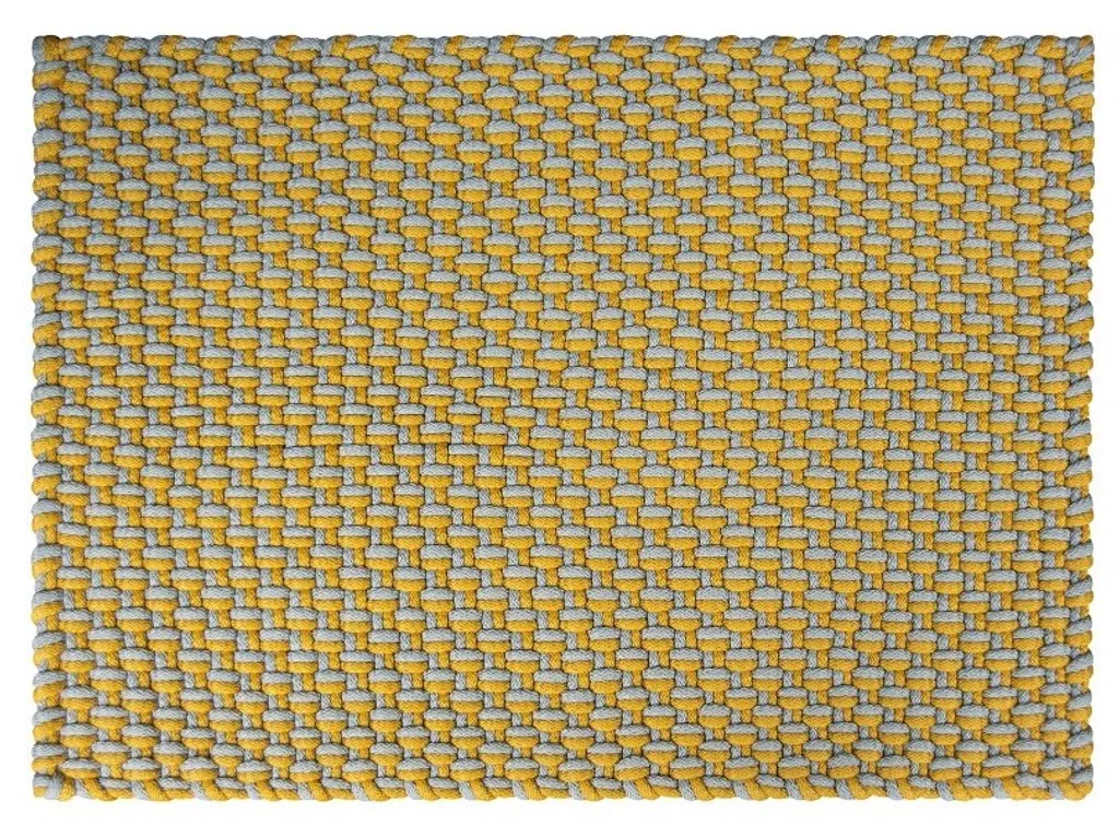 Paillasson de piscine et terrasse 52x72 cm - Tapis Pad Sable et Jaune