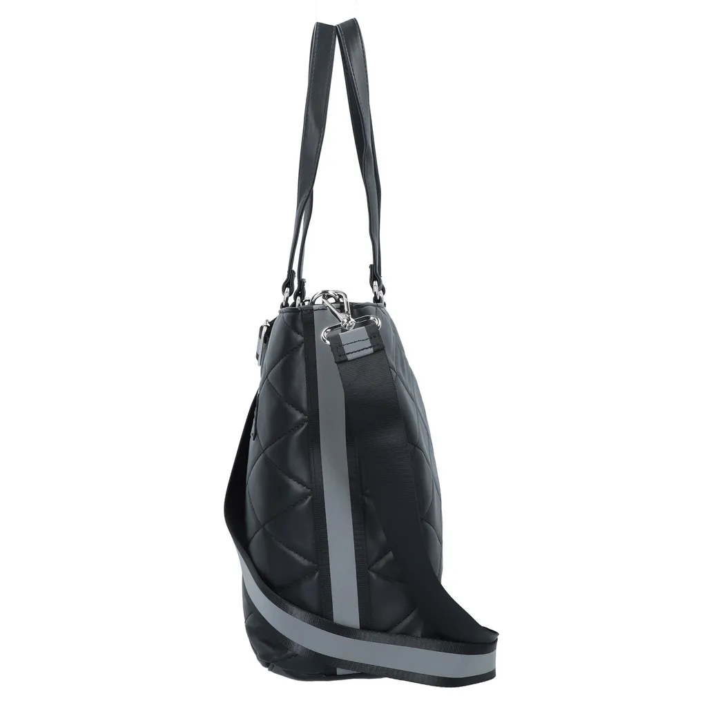 Sac à fermeture éclair Tom Tailor texture mica noir élégant - 4
