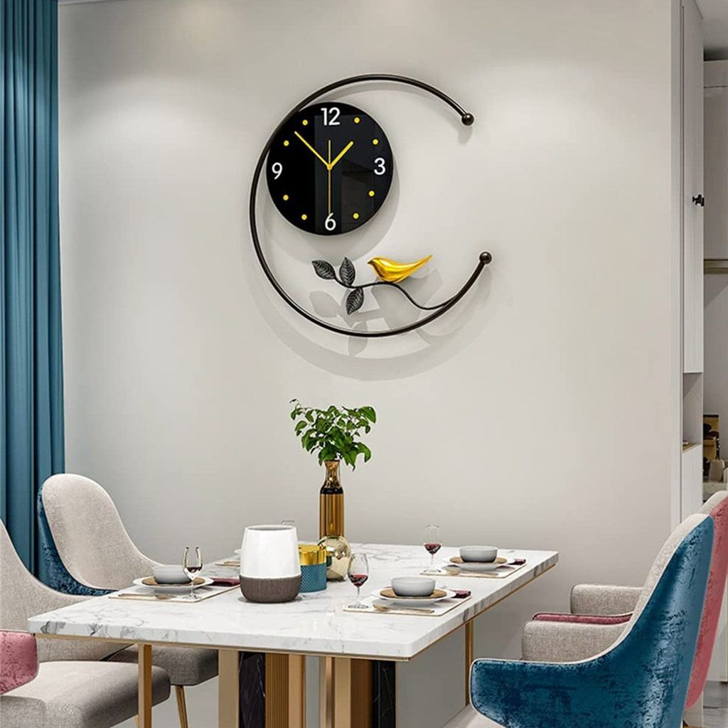 Wanduhr Wanduhr,Moderne Einfache Heimdekoration,Leichte Luxusuhr,2 Größen