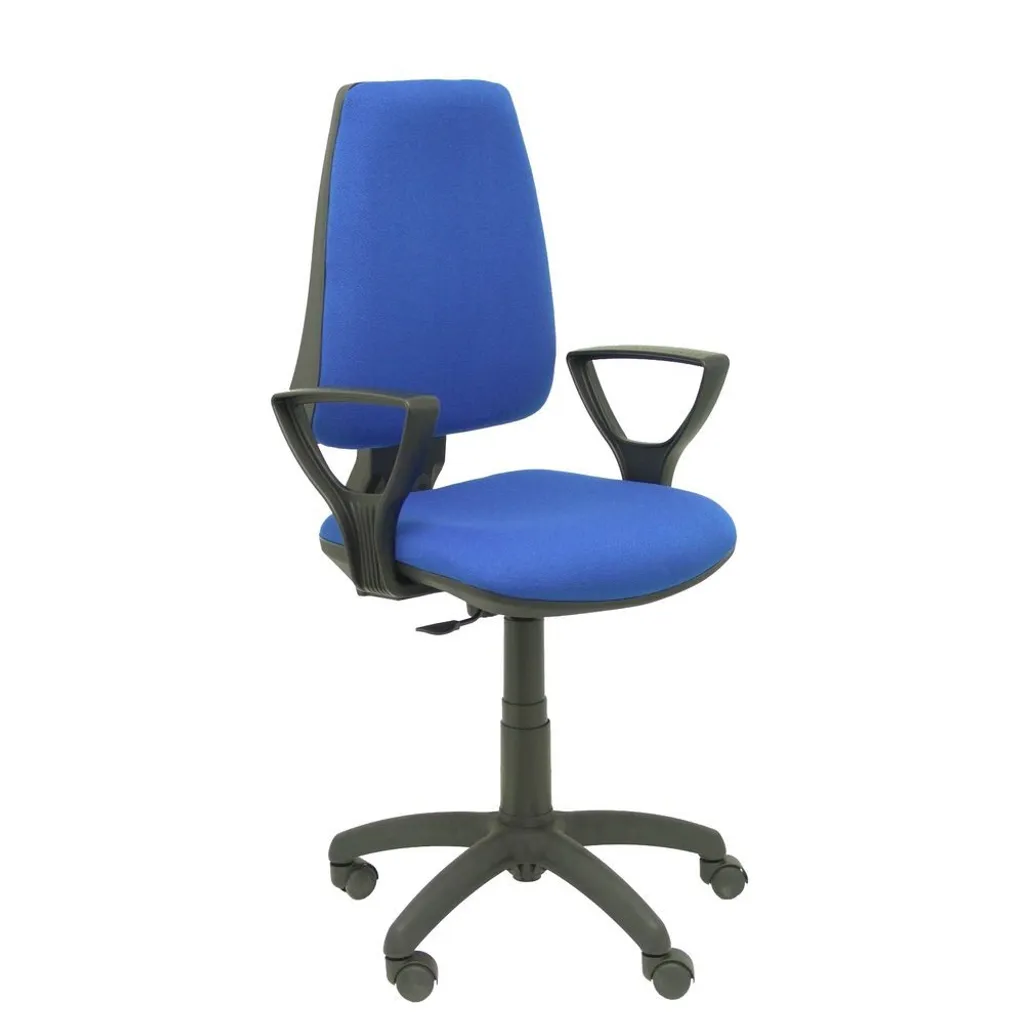 Aménager votre bureau avec la chaise bleue Elche CP Bali avec accoudoirs