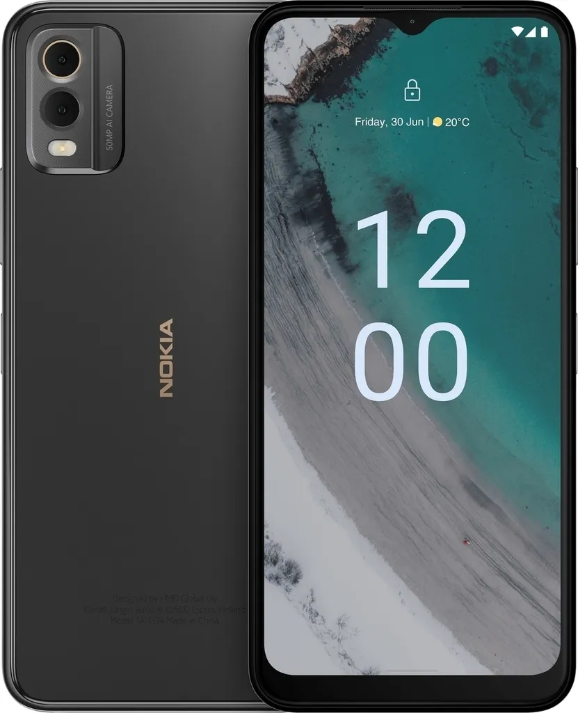 Smartphone Nokia C32 Idéal Photo et Voyage - Mobile Débloqué Tout Opérateur