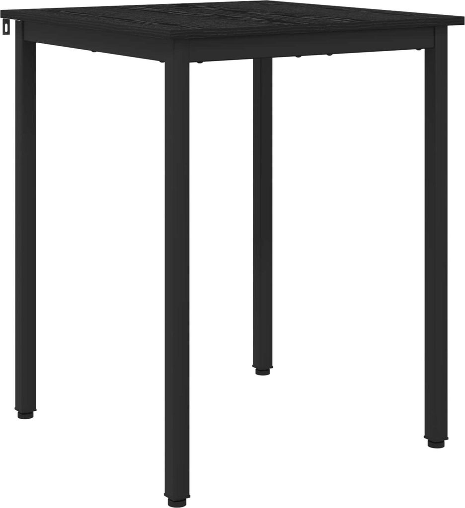 vidaXL Esstische 60 x 60 x 75 cm Holzwerkstoff Schwarz Produktbild 