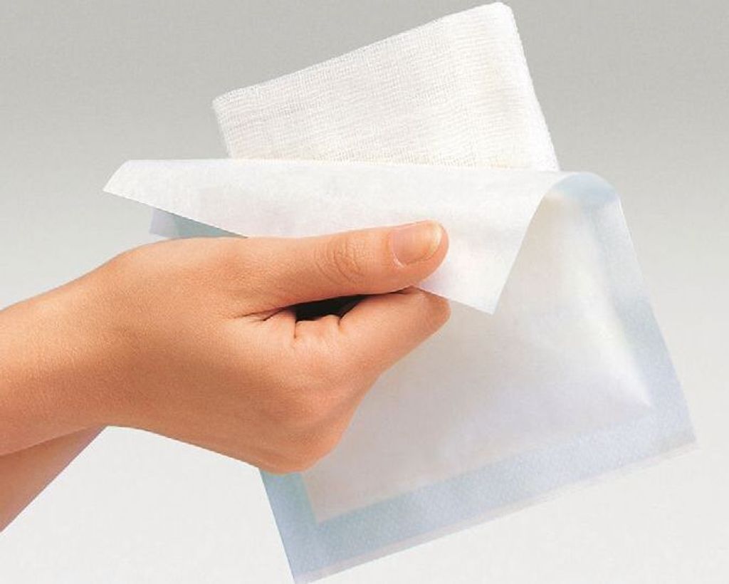 Lohmann & Rauscher Gazin Mullkompresse unsteril 7,5x7,5cm, 16-fach, 17-fädig, 100 Stück